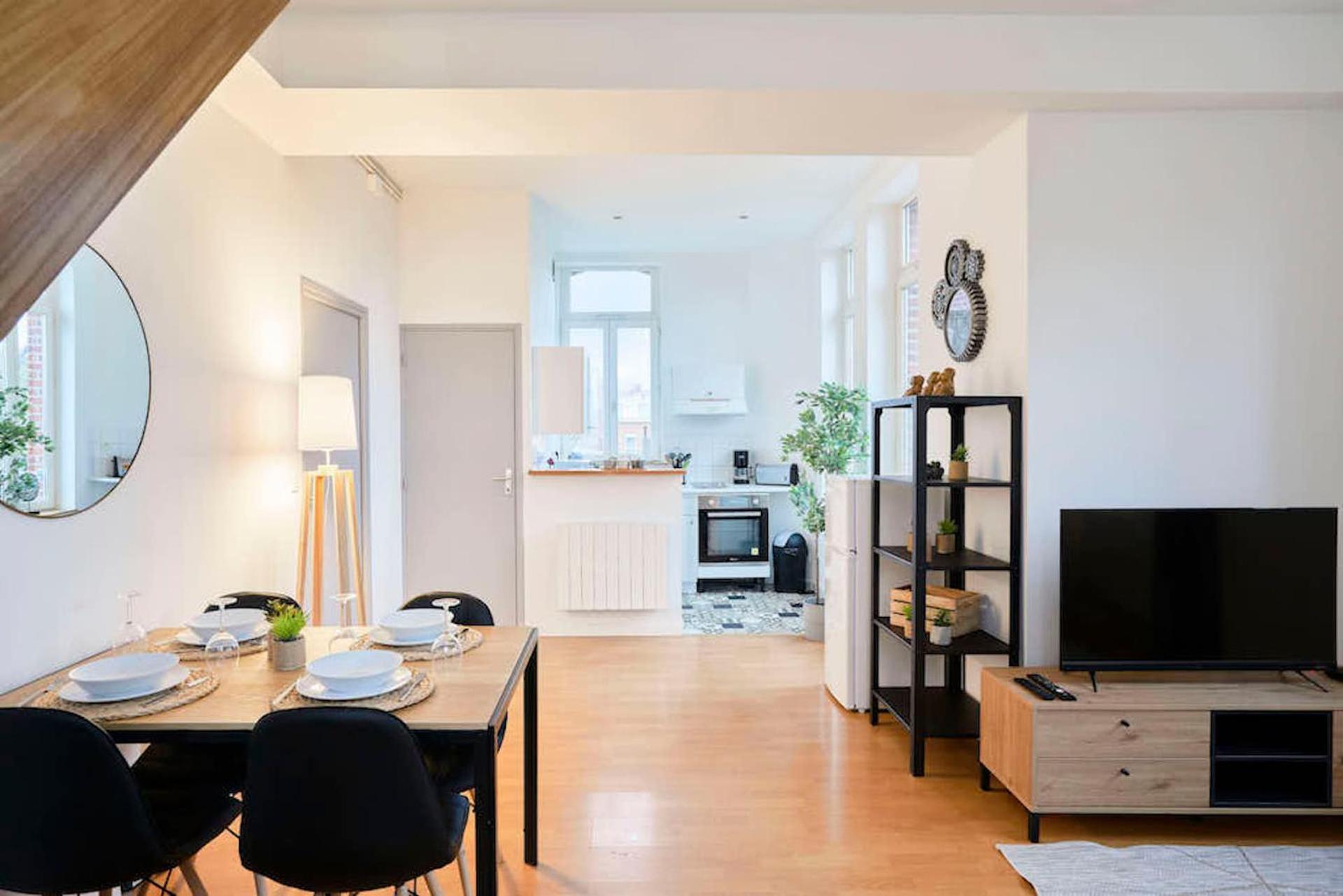 Locationstourcoing - Le Duplex Apartment Luaran gambar